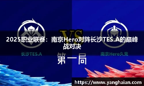 2025职业联赛：南京Hero对阵长沙TES.A的巅峰战对决